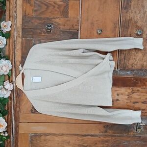 EUC kowtow brand Wrap Sweater sz Large